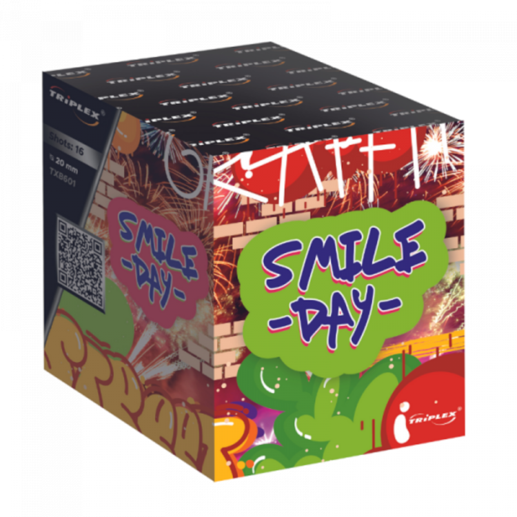 Smile-Day-TXB601 wyrzutnia fajerwerkow-16 strzalow Fajerwerki Krakow.png