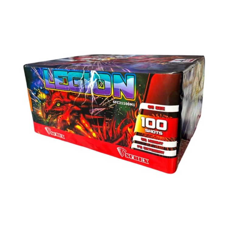 Legion wyrzutnia 100 strzalow-20 mm fajerweweki kraków.jpg