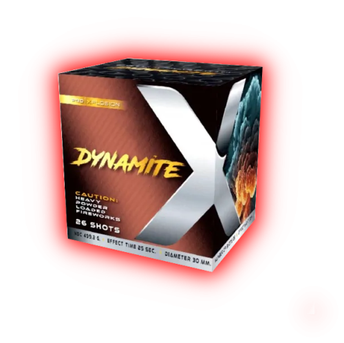 Dynamite Pyrshine HQS26 wyrzutnia fajerwerków 26 strzałów 30mm krakow-fajerwerki.png