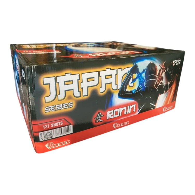 Pokaz-fajerwerkow-Ronin-Japan-Series-sfc22-zestaw-wyrzutni-131-strzalow-Surex fajerwerki Kraków.jpg
