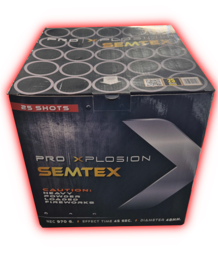 Semtex 25 strzałów 50 mm Pyroshine fajerwerki kraków.png