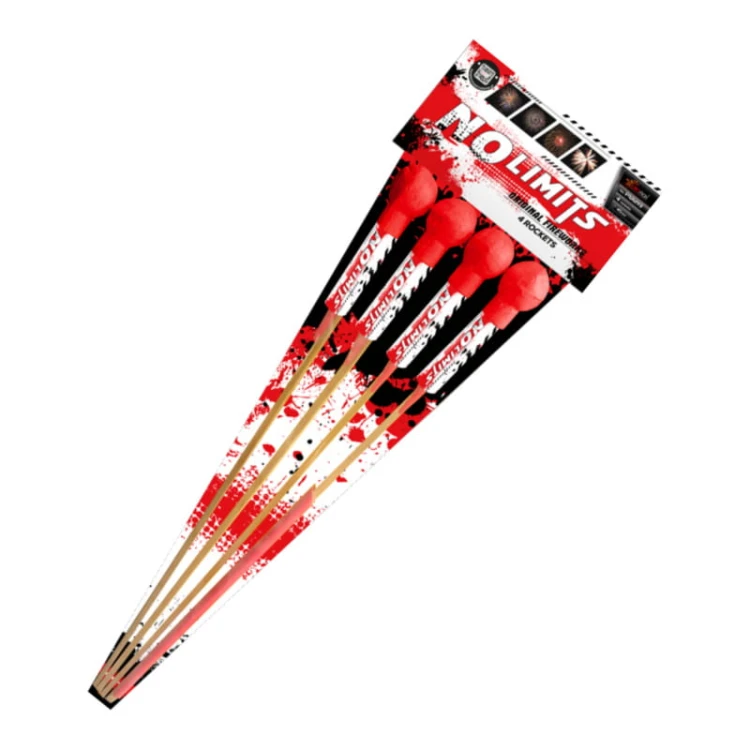 No Limits-PXR219 zestaw 4 rakiet-Piromax fajerwerki krakow.jpg